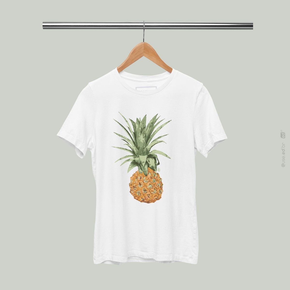 Nome do produto: Abacaxi Tropical - Camiseta Estampa Abacaxi Tropical Cores