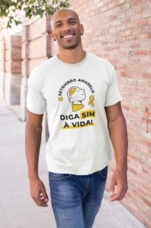 Nome do produtoCamiseta DIGA SIM À VIDA - Setembro Amarelo