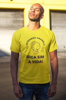 Nome do produtoCamiseta DIGA SIM À VIDA - Setembro Amarelo