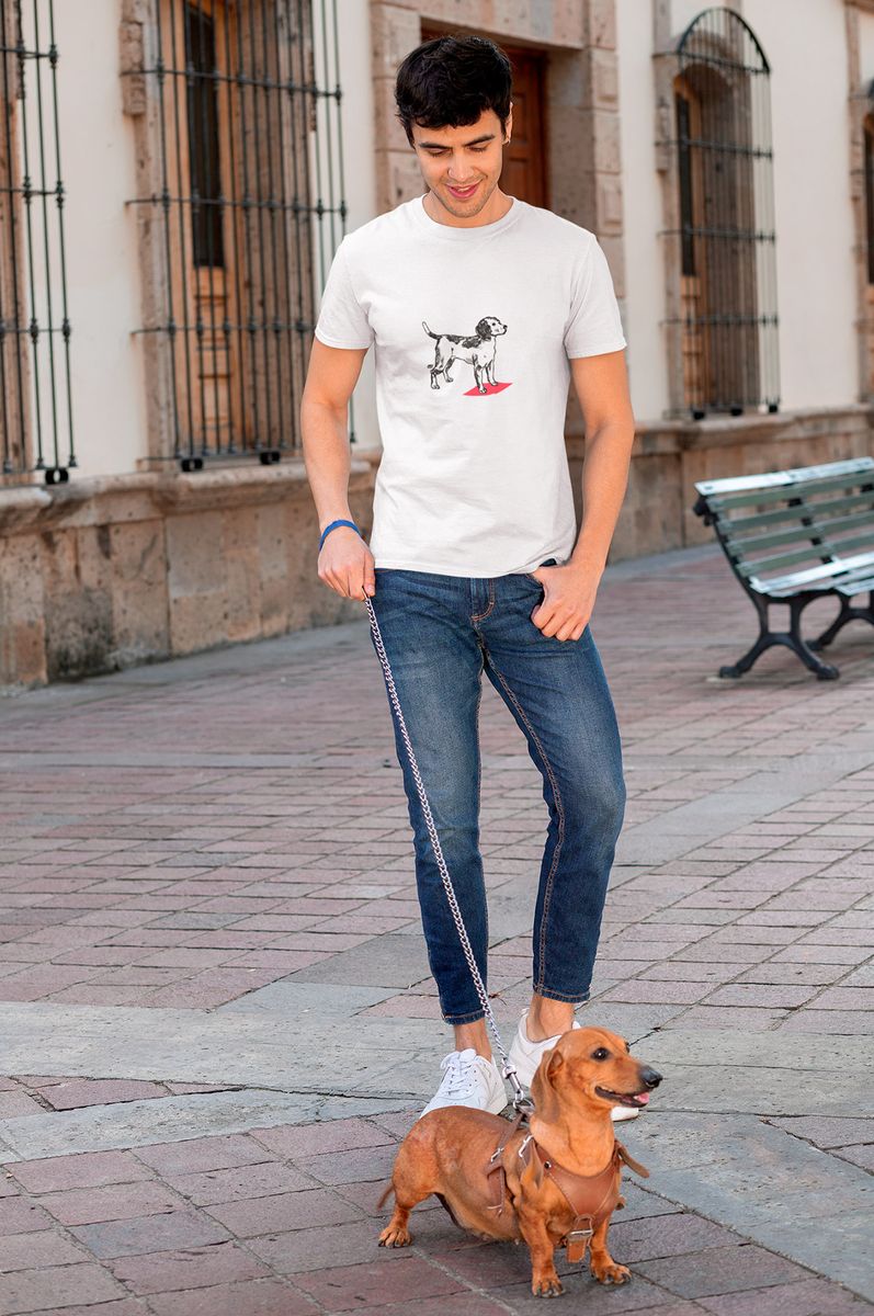 Nome do produto: Camiseta Branca Hello Little Dog