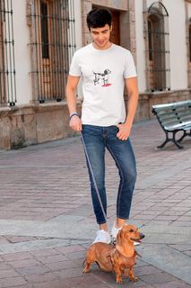 Camiseta Branca Hello Little Dog
