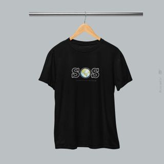 Nome do produtoSOS Terra - Camiseta Estampada SOS Planeta Terra Cores