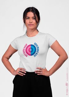 Nome do produtoEdição Especial Outubro Rosa e Novembro Azul - Camiseta Baby Long Quality