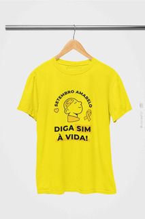 Nome do produtoCamiseta DIGA SIM À VIDA - Setembro Amarelo