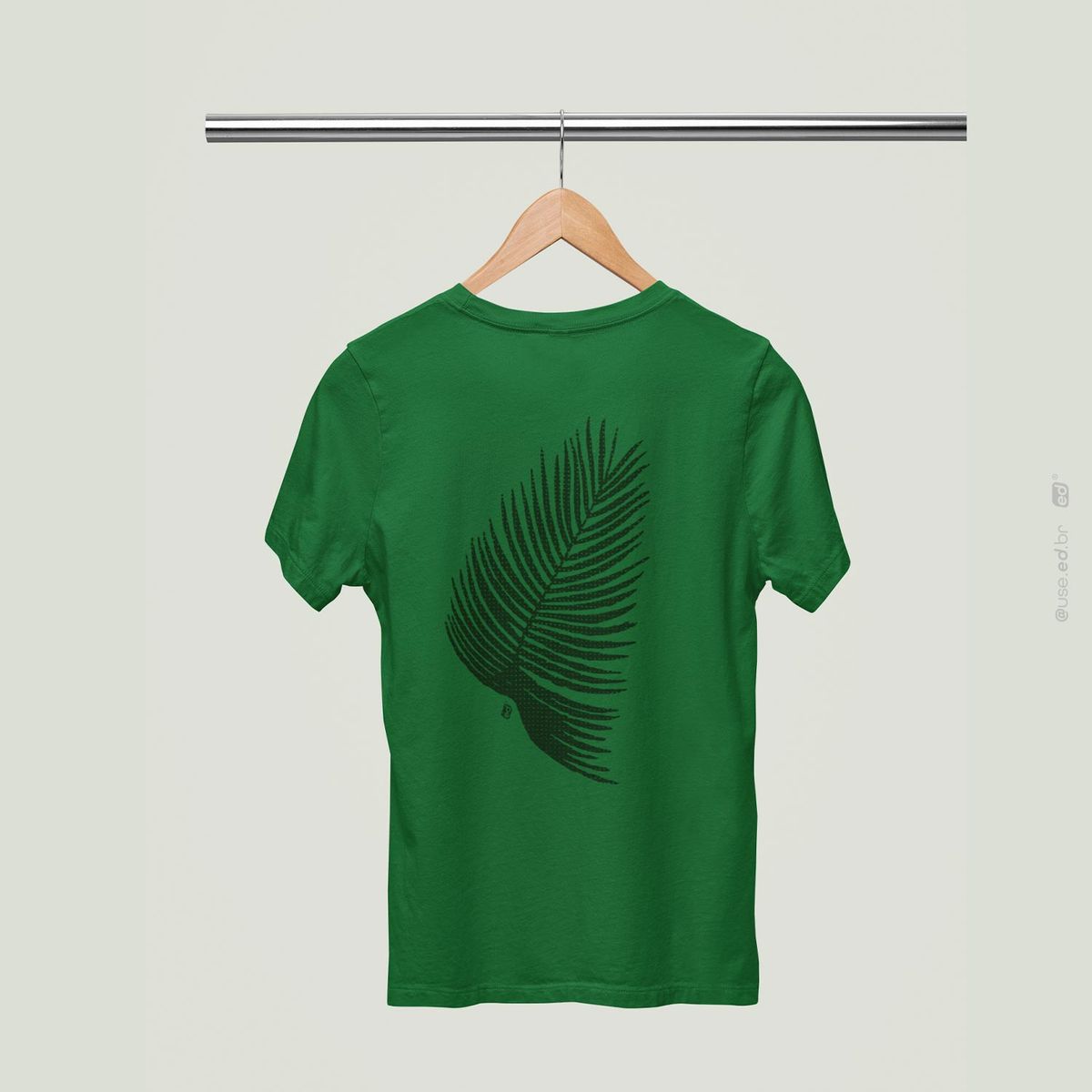 Nome do produto: Folhagem Coqueiro - Camiseta Estampada Folhagem Coqueiro Quality Verde