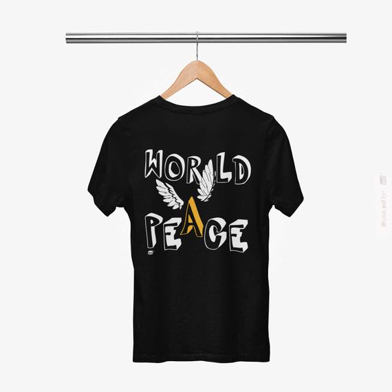 World Peace - Camiseta Estampada Quality Preta