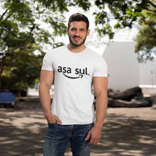 Nome do produtoASA SUL - Camiseta Quality Estampa Asa Sul Branca