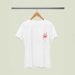 Nome do produtoAntúrio - Camiseta Estampa Floral Antúrio Branca