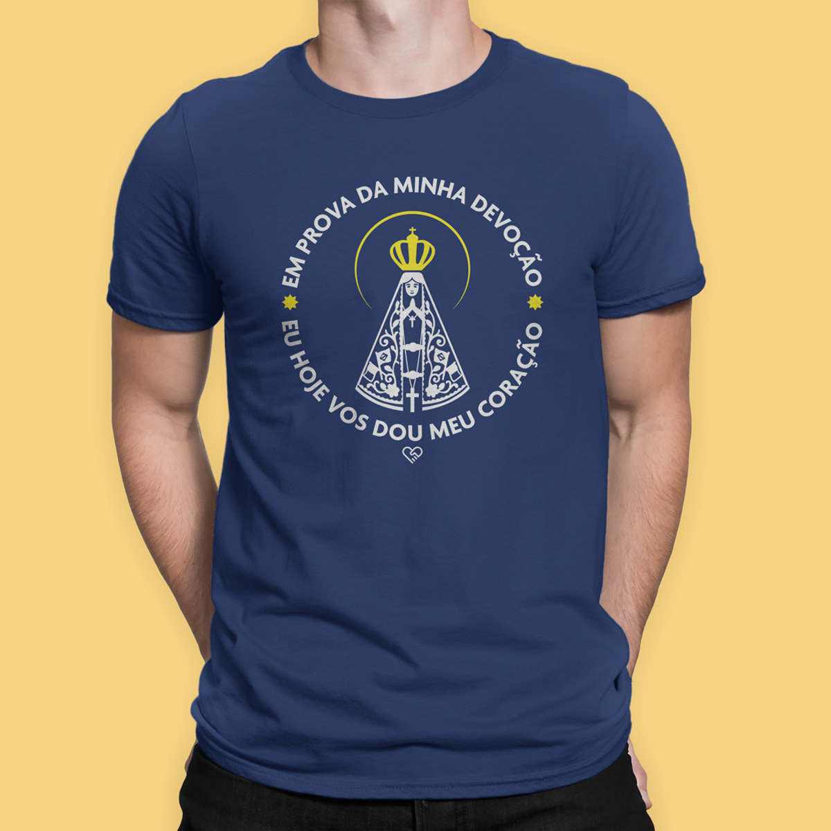 Nome do produto: Camiseta Nossa Senhora Aparecida - Consagração a Nossa Senhora