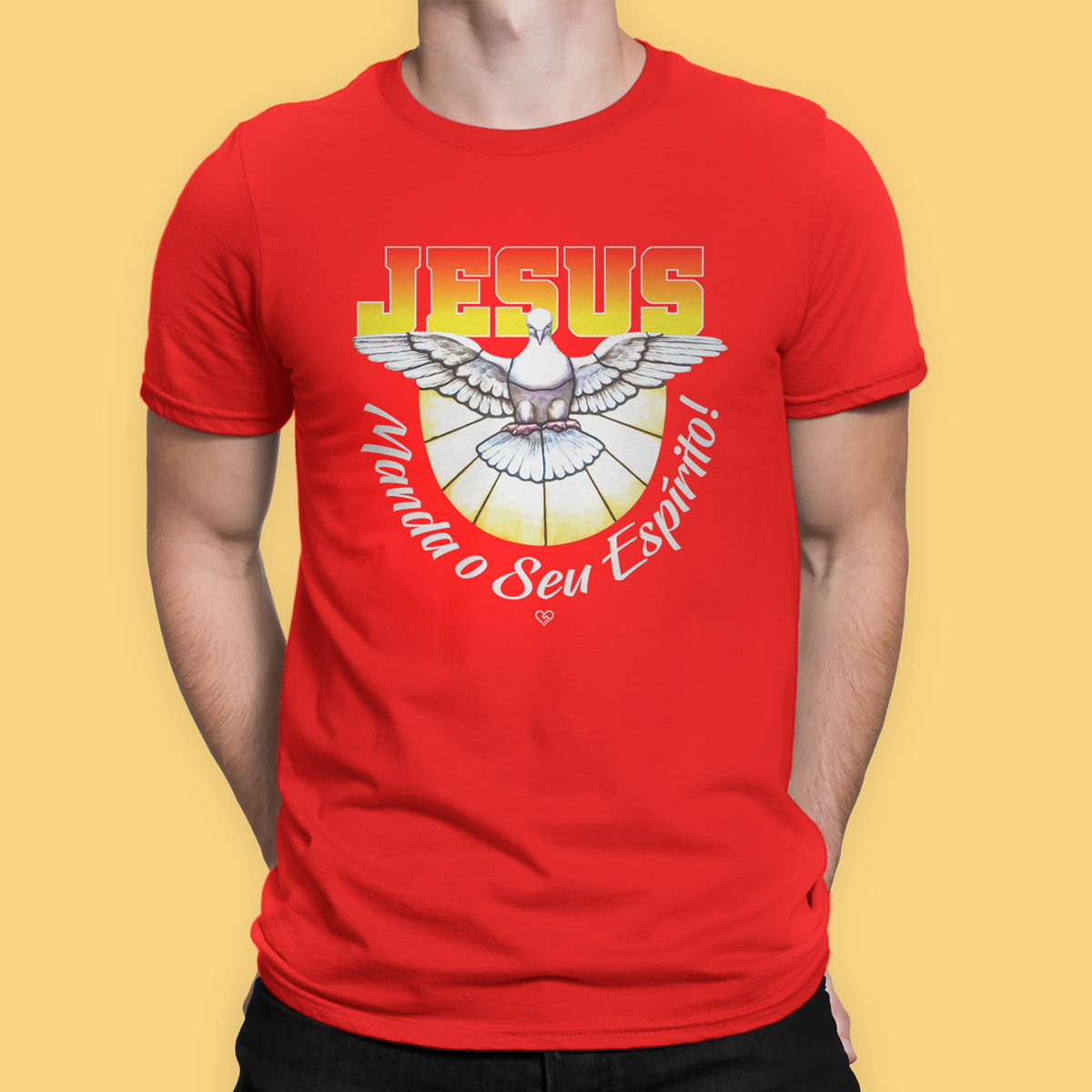 Nome do produto: Camiseta Jesus, Manda o seu Espírito