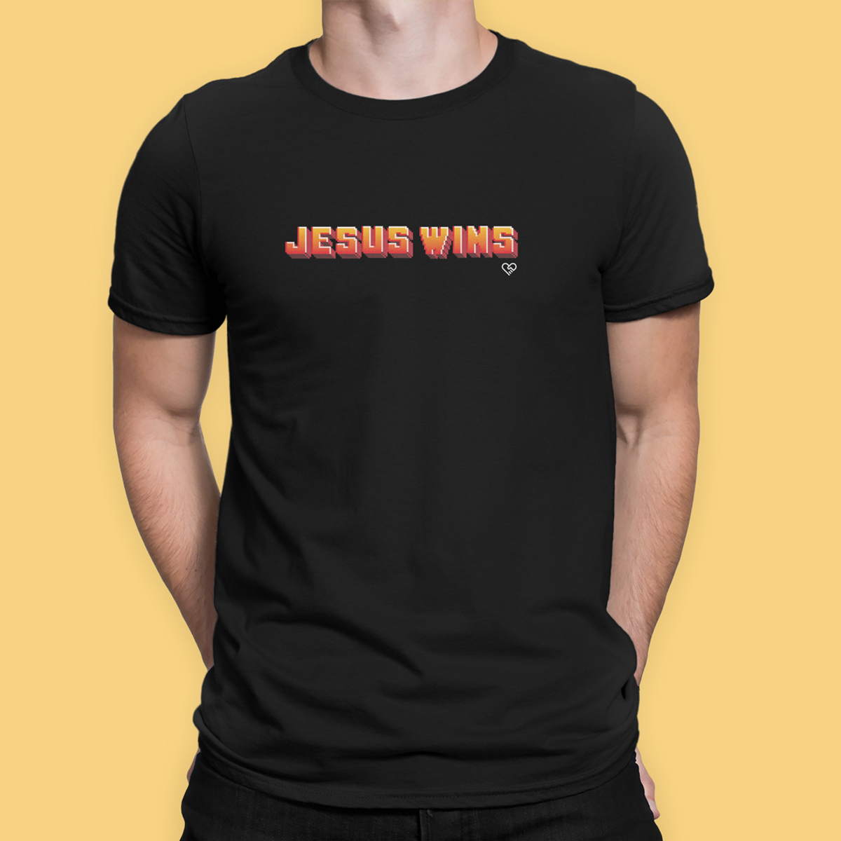 Nome do produto: Camiseta Jesus Wins