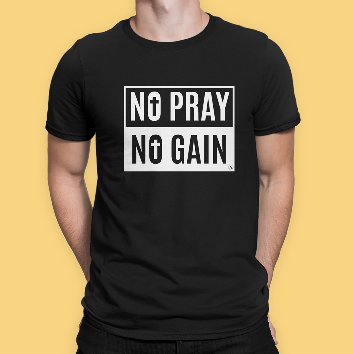 Nome do produto: Camiseta No Pray No Gain