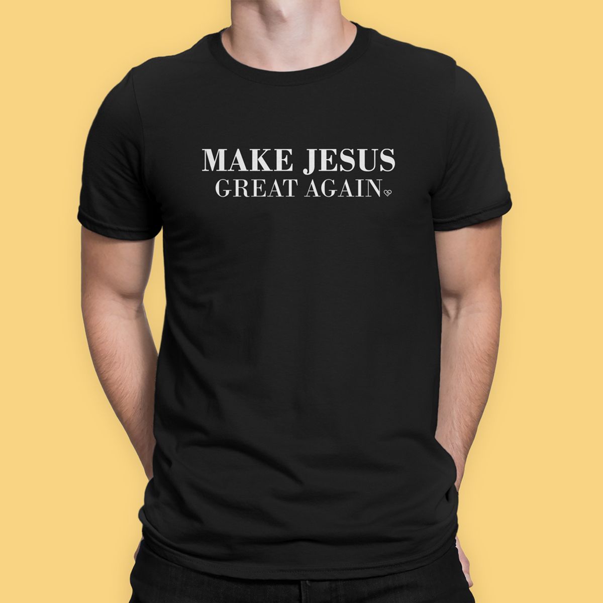 Nome do produto: Camiseta Make Jesus Great Again