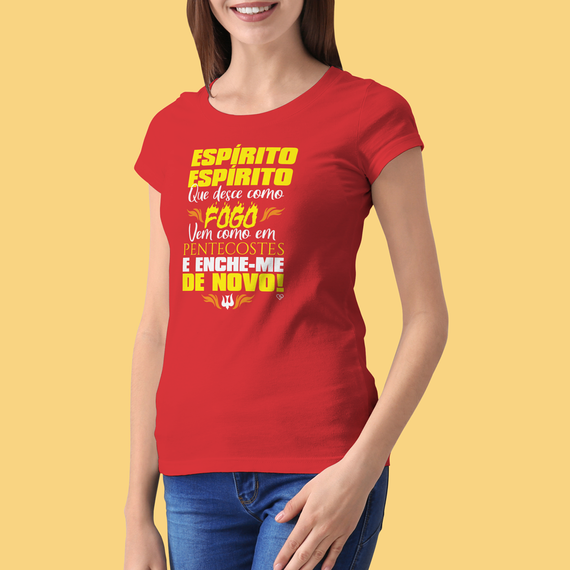 Camiseta Espírito Espírito Feminina