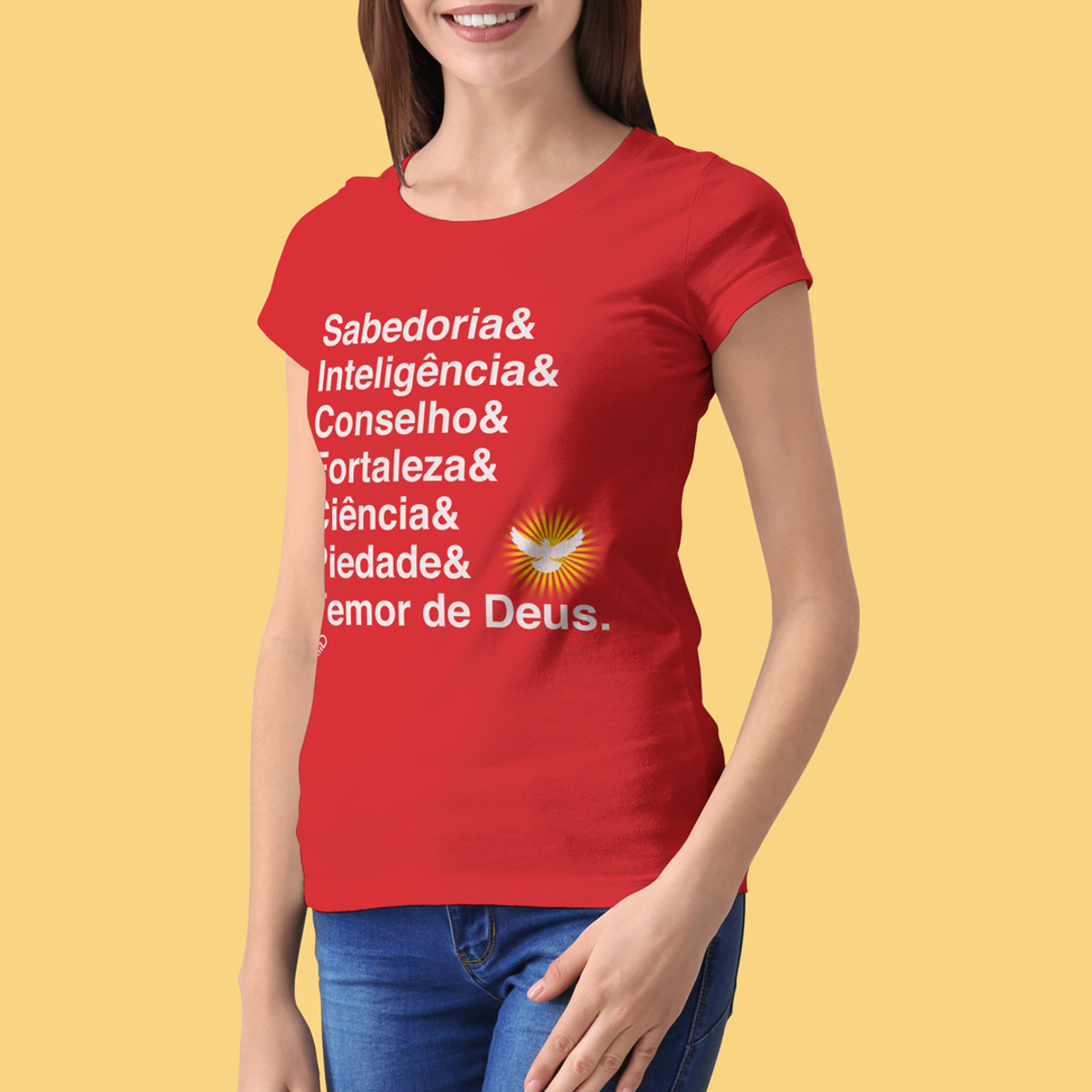 Nome do produto: Camiseta Dons do Espírito Santo - Feminina