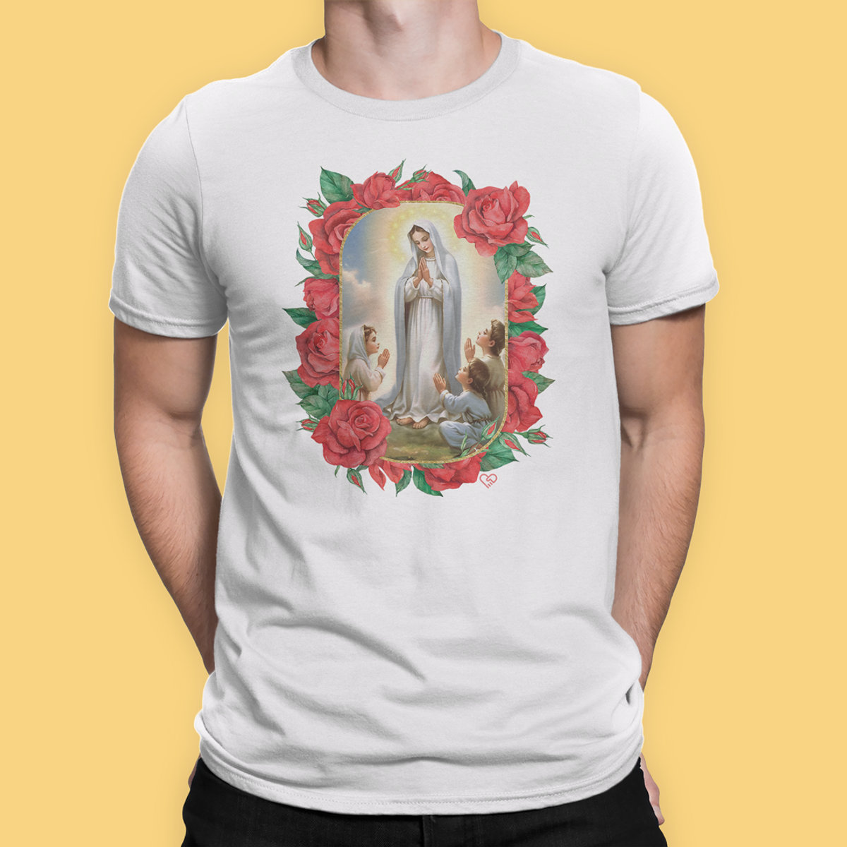 Nome do produto: Camiseta Aparição de Nossa Senhora