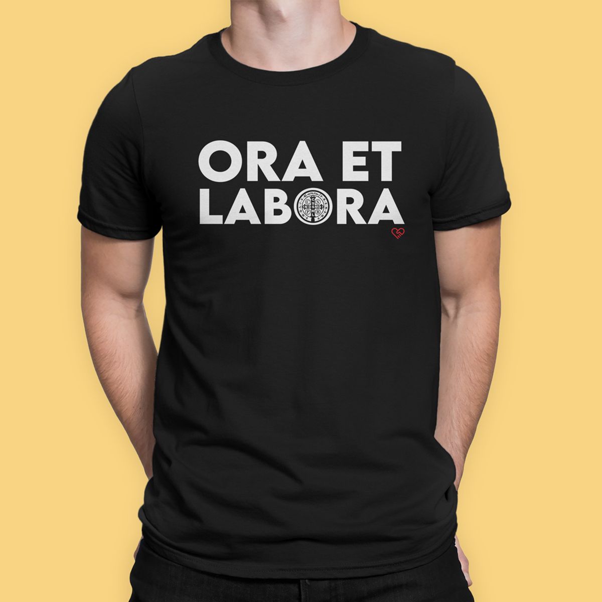 Nome do produto: Camiseta São Bento Ora et Labora