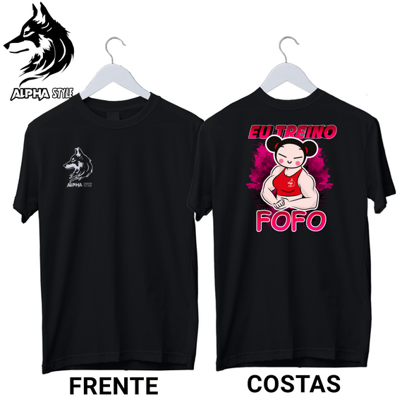 Camiseta EU TREINO FOFO, PUCCA (PREMIUM)