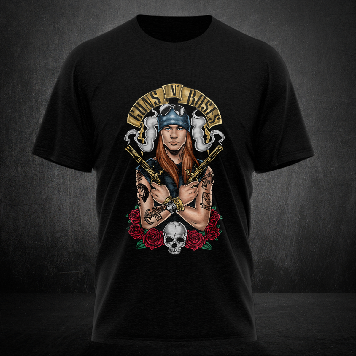 Nome do produto: CAMISA GUNS N\' ROSES AXL ROSE