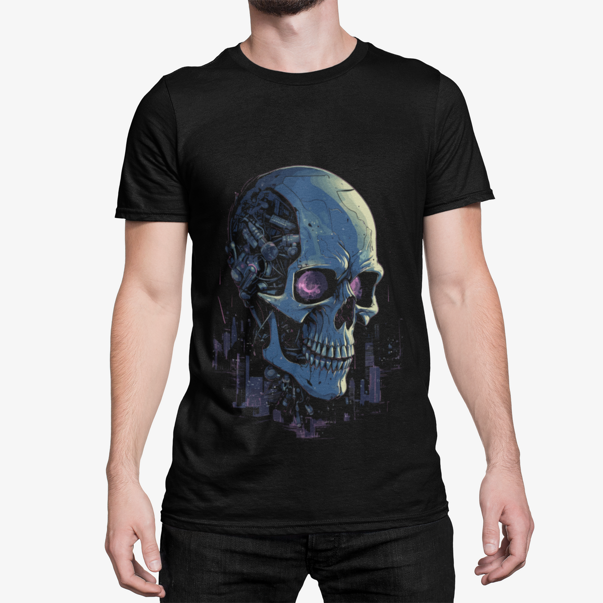 Nome do produto: T-shirt - CyberSkull III