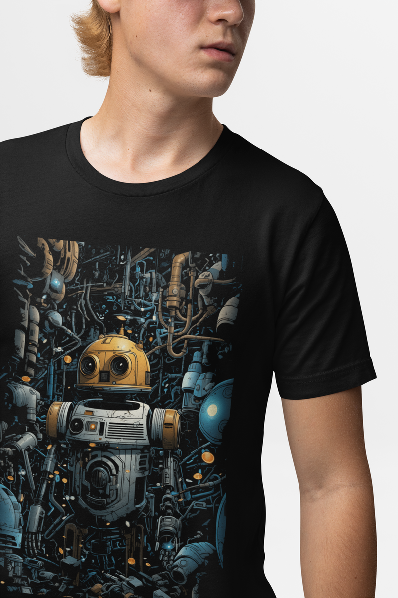 Nome do produto: T-Shirt - Robot in the workplace