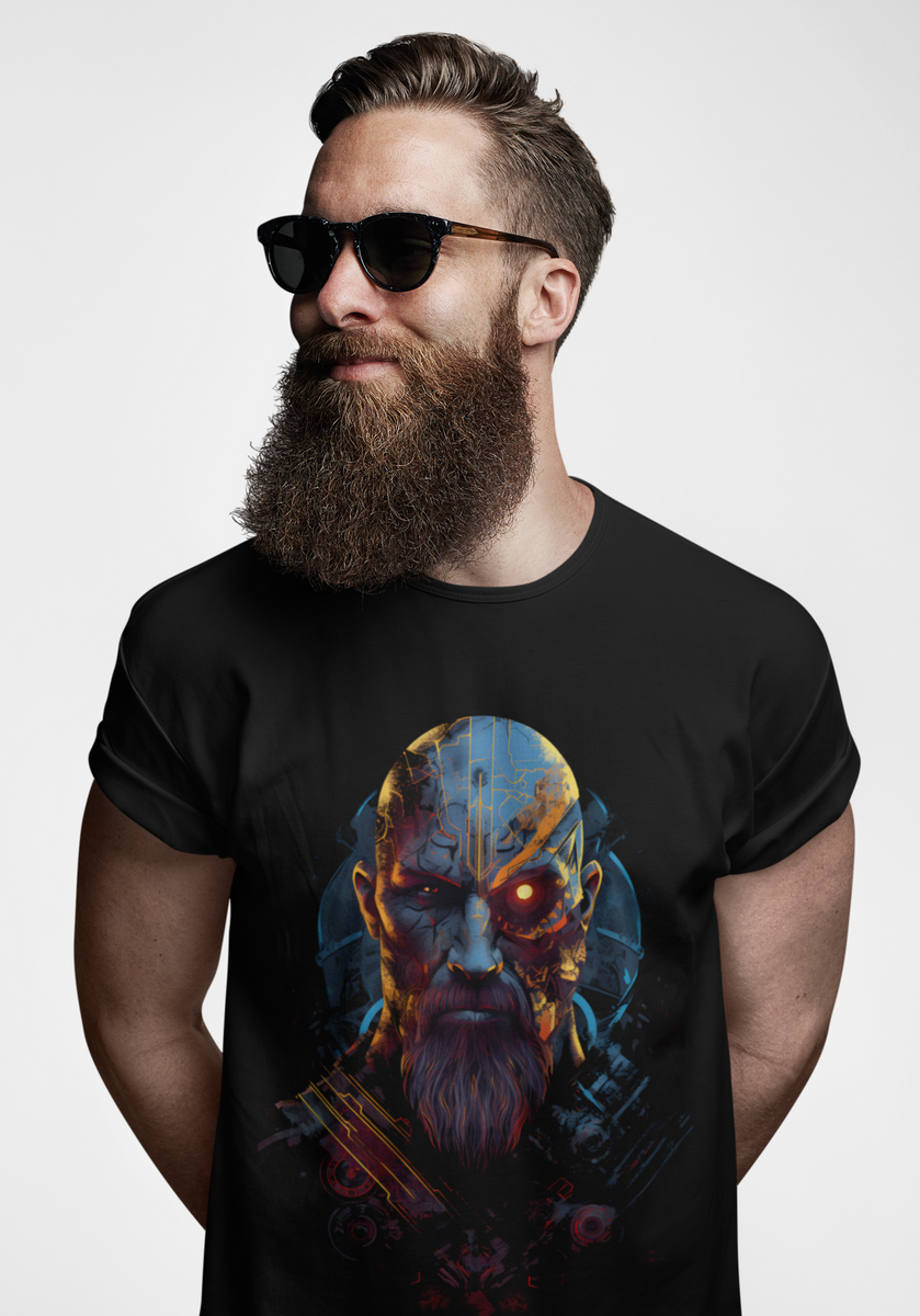 Nome do produto: T-Shirt - Kratos ciborg