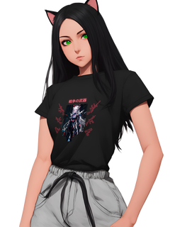 Camisa Feminina Anime girl ,  Android, mecha , cyborg