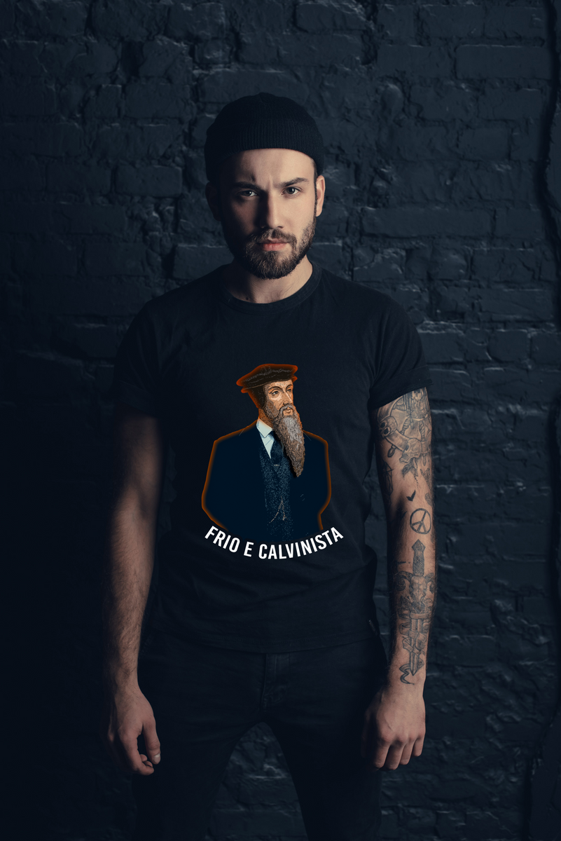 Nome do produtoCamiseta Frio e Calvinista (sem fundo branco)