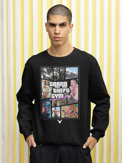 Nome do produtoMoletom - Grand Theft Gym Preto