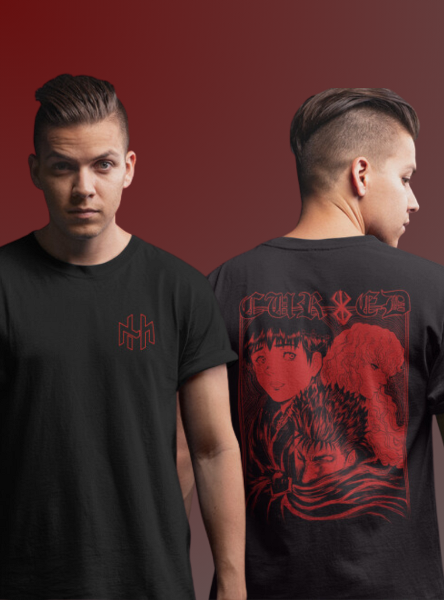 Nome do produto: Camiseta Cursed (Berserk) - Henrique Mendonça 