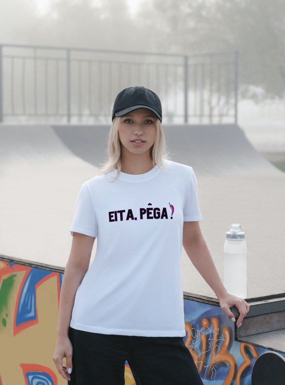 Camiseta EITA, PÊGA - Nai React
