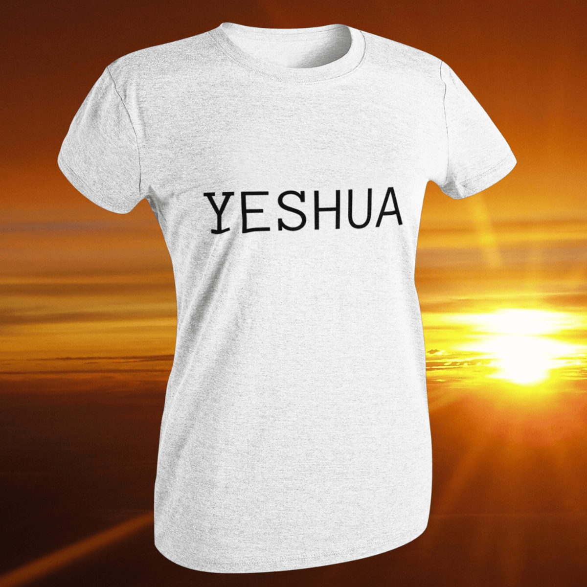 Nome do produto: Coleção Yeshua - T-Shirt Classic - Fonte Alice Regular