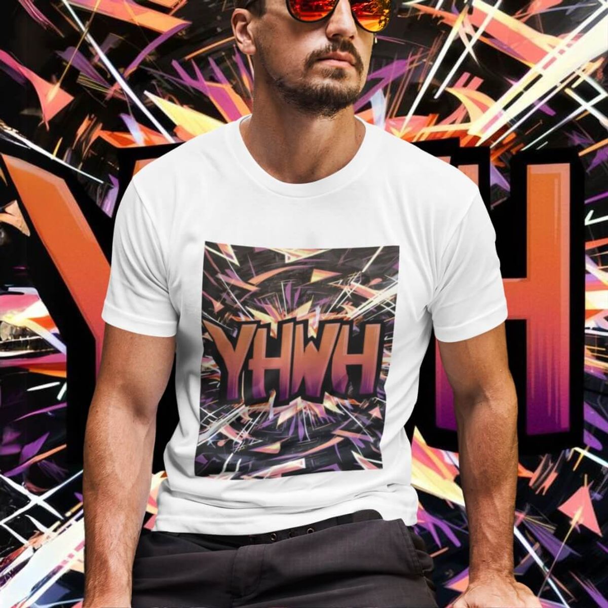 Nome do produto: Vista Yeshua - T-Shirt Classic - YHWH - 0183