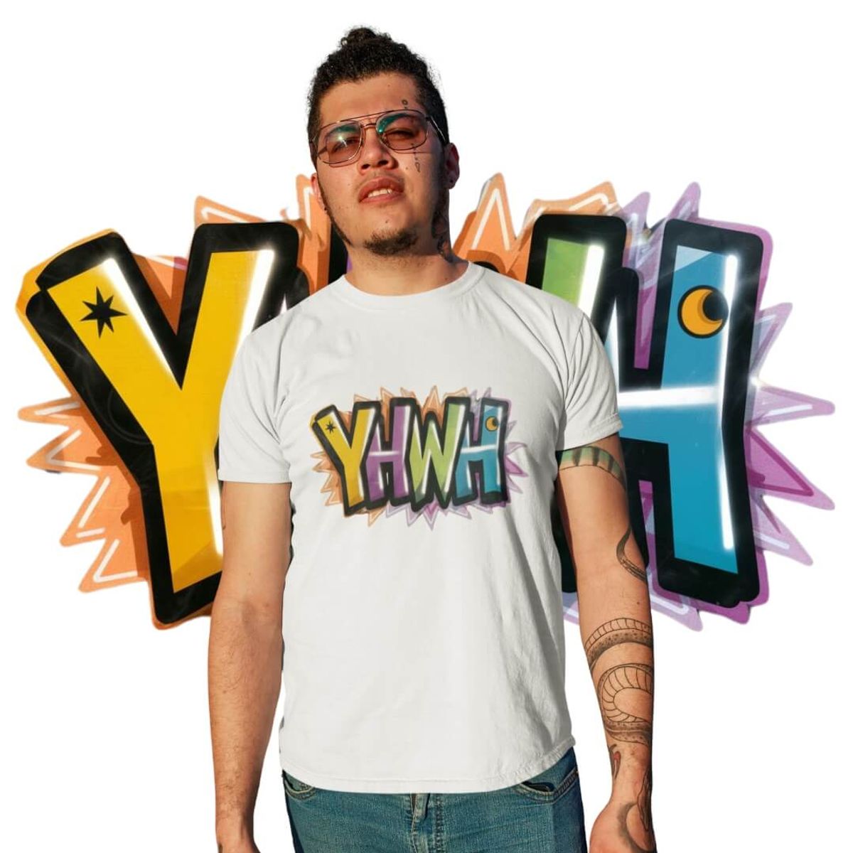 Nome do produto: Vista Yeshua - T-Shirt Classic - YHWH - 0115