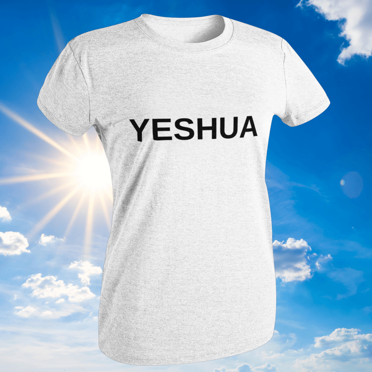 Nome do produto: Coleção Yeshua - T-Shirt Classic - Fonte Arimo Bold