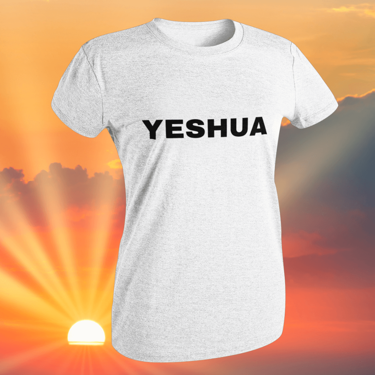 Nome do produto: Coleção Yeshua - T-Shirt Classic - Fonte Archivo Black