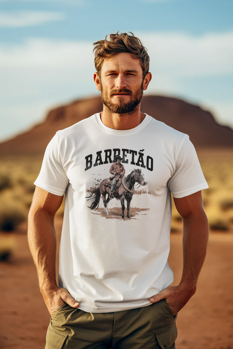 Nome do produto: Camiseta Cavalaria Barretao Mas