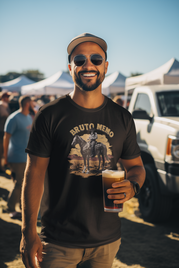 Camiseta Masculina Cavalaria Bruto Deserto