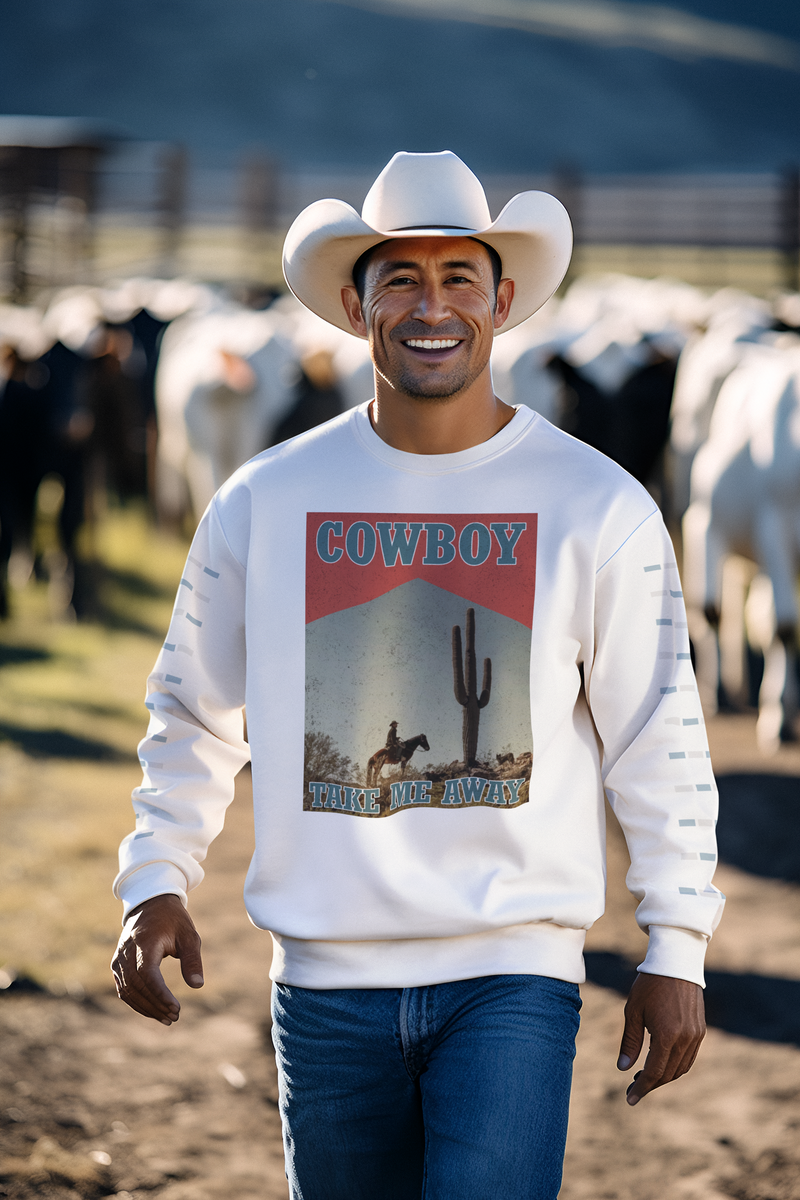 Nome do produto: Moletom Cavalaria Me Leve Daqui Cowboy