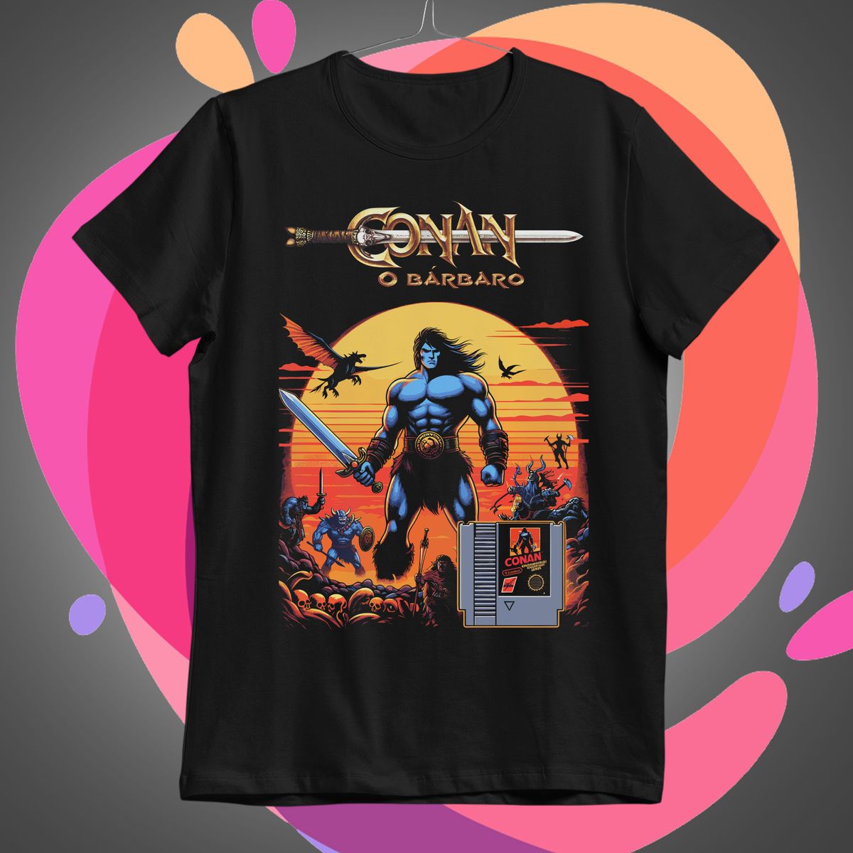 Nome do produto: Conan 02 Camiseta Retro