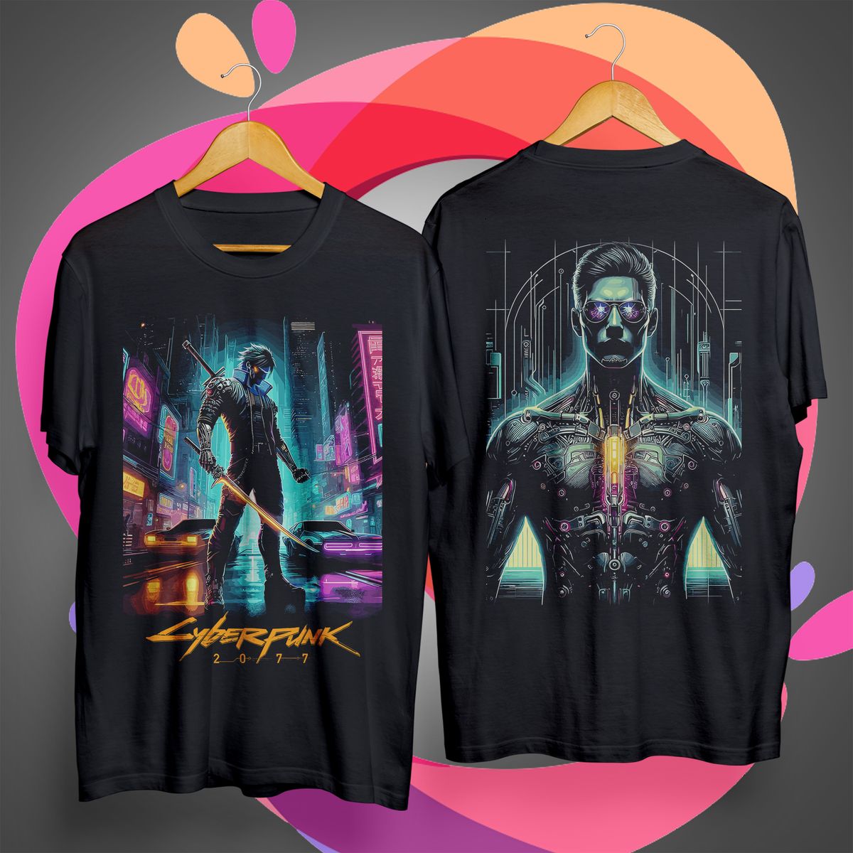 Nome do produto: Cyberpunk 02 Camiseta