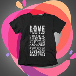 Amor Paciente Camiseta Infantil