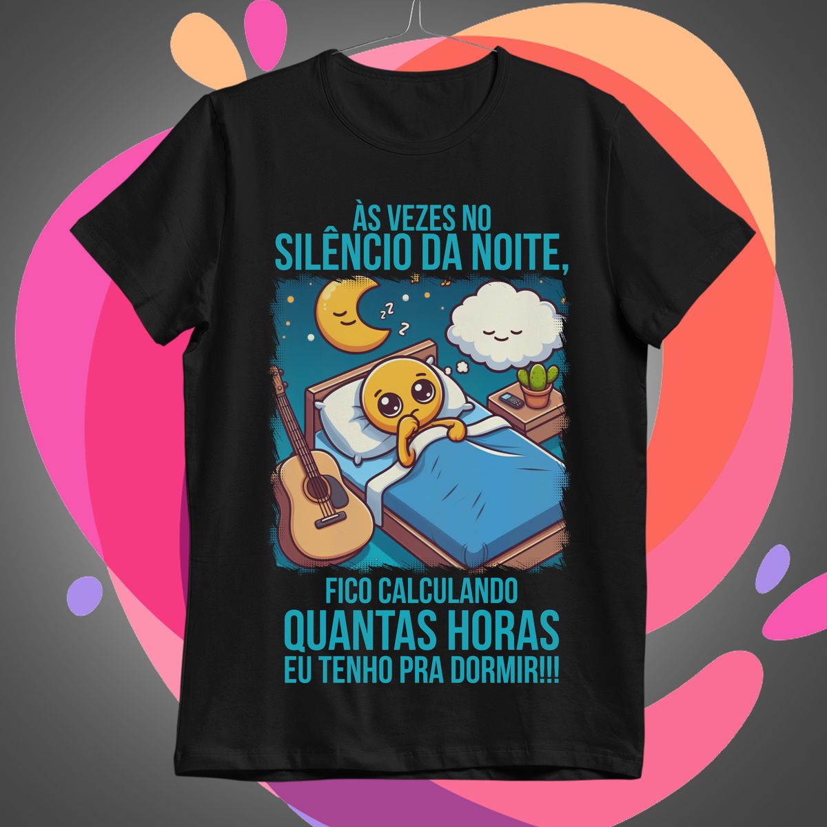 Nome do produto: Meme Silêncio da Noite Camiseta