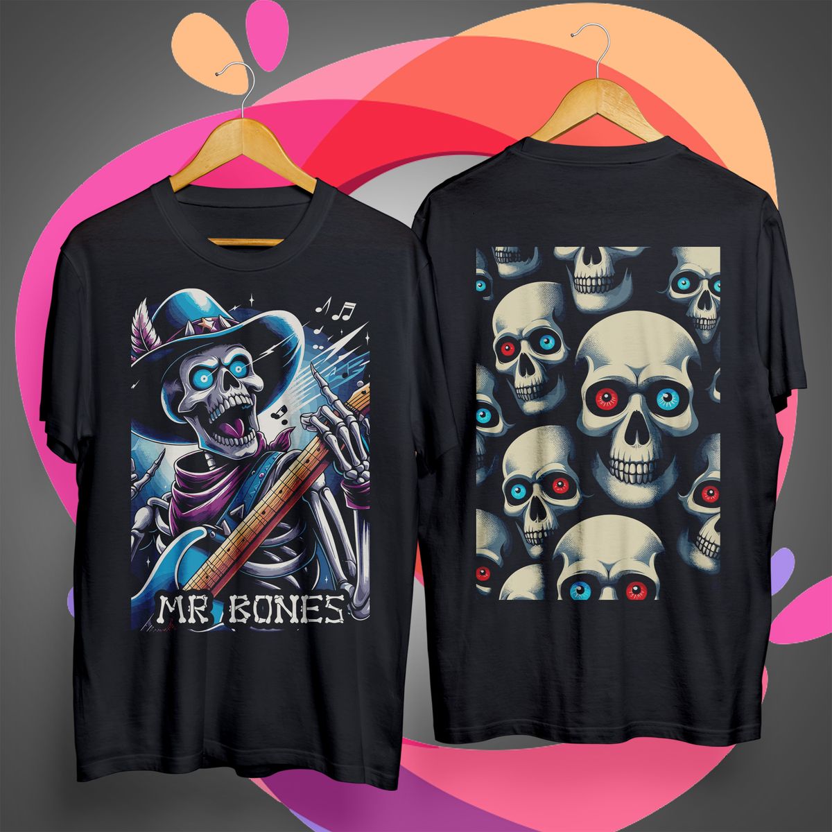 Nome do produto: Mr Bones Camiseta Retro