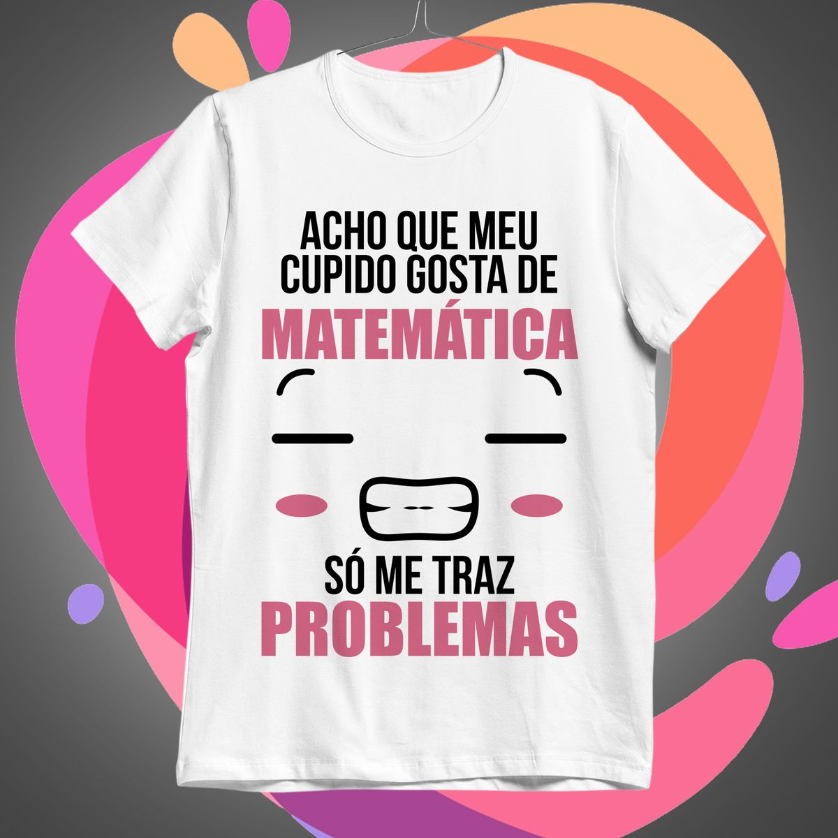 Nome do produto: Meme Cupido Matemática Camiseta