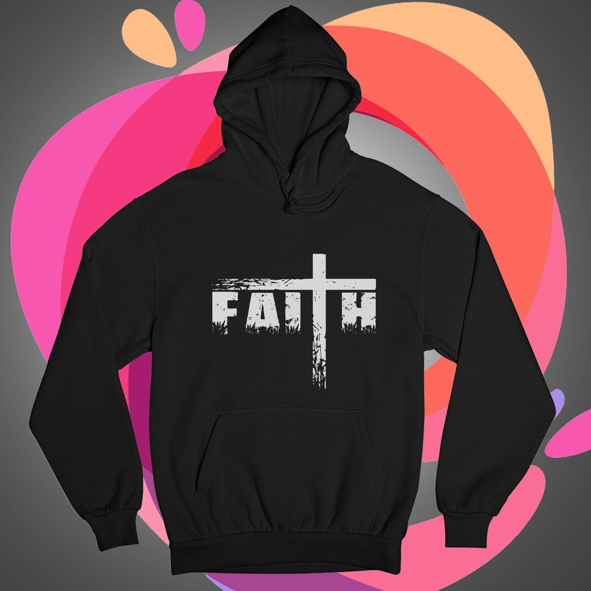 Nome do produto: Faith 02 Moletom Canguru