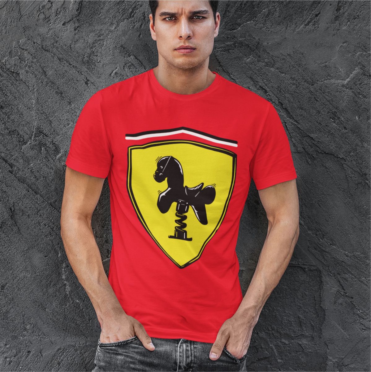 Nome do produto: Ferrari meme Camiseta Quality