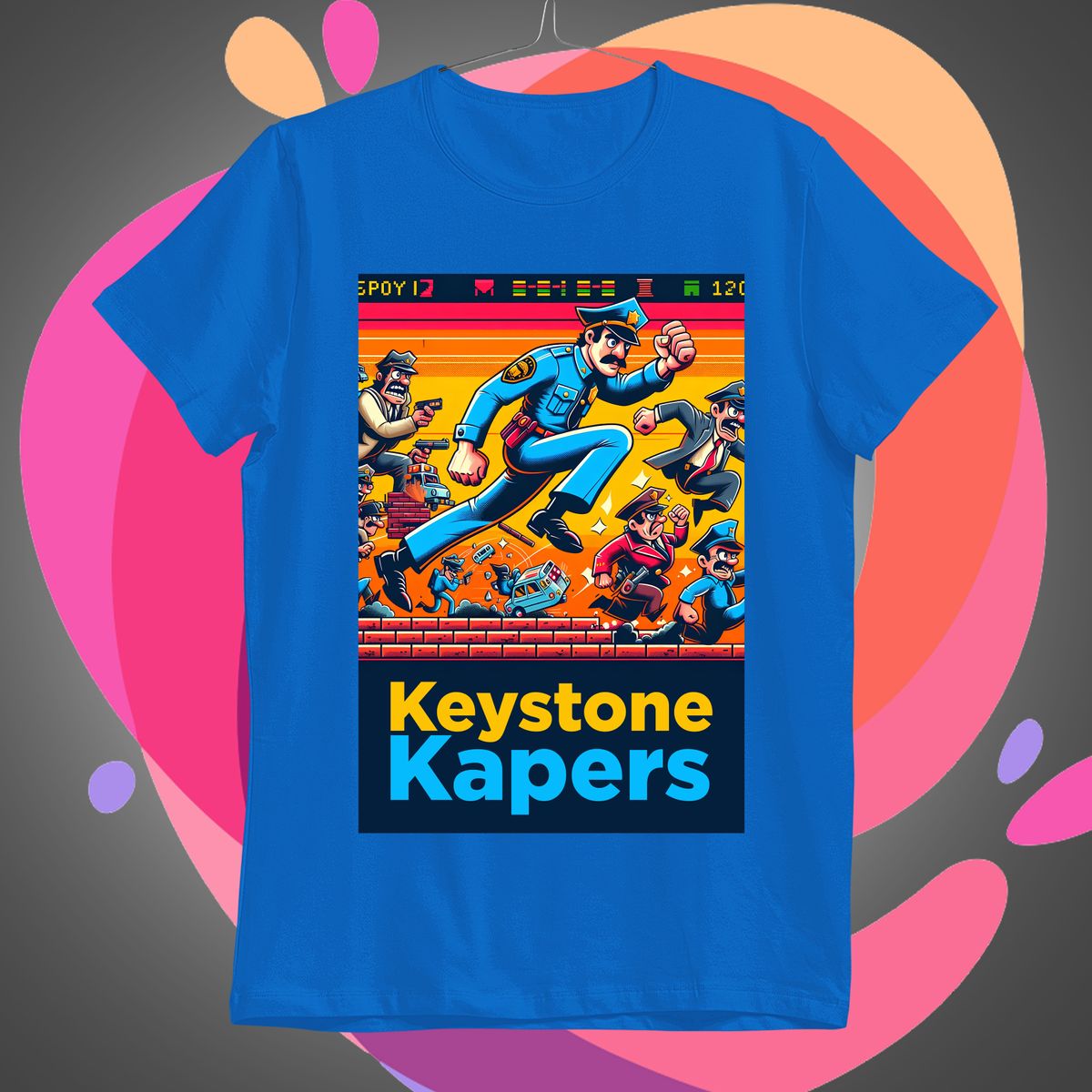 Nome do produto: Keystone Kapers 02 Camiseta Retro