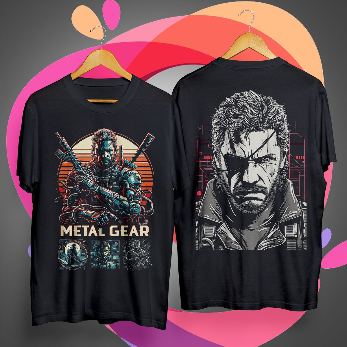 Nome do produto: Metal Gear Camiseta
