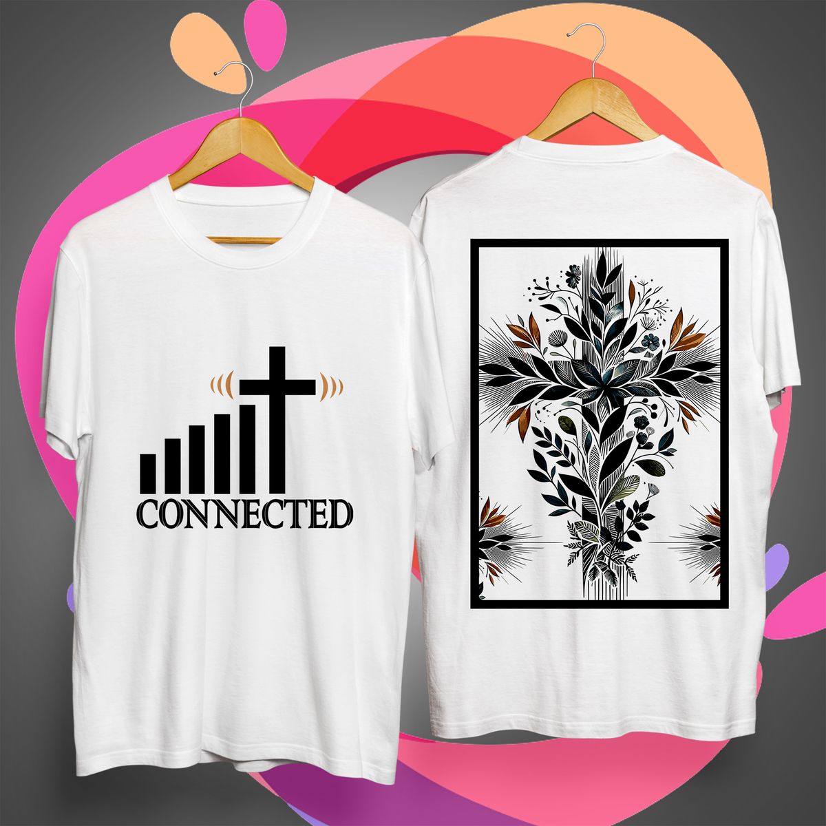 Nome do produto: Connected Camiseta Frente e Costas
